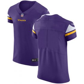 Wholesale Cheap Nike Vikings Blank Purple Team Color Men\'s Stitched NFL Vapor Untouchable Elite Jersey