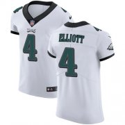 Wholesale Cheap Nike Eagles #4 Jake Elliott White Men's Stitched NFL Vapor Untouchable Elite Jersey