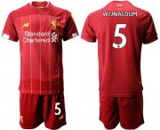 Wholesale Cheap Liverpool #5 Wijnaldum Red Home Soccer Club Jersey