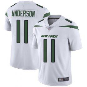 Wholesale Cheap Nike Jets #11 Robby Anderson White Men\'s Stitched NFL Vapor Untouchable Limited Jersey