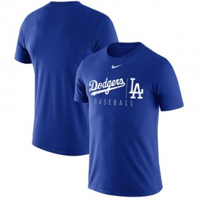 Wholesale Cheap Los Angeles Dodgers Nike MLB Practice T-Shirt Royal