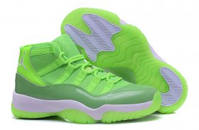 Wholesale Cheap Womens Air Jordan 11 Retro Shoes Green/White