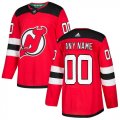 Wholesale Cheap Men's Adidas Devils Personalized Authentic Red Home NHL Jersey