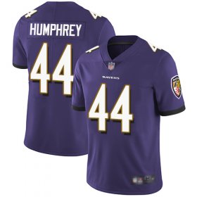 Wholesale Cheap Nike Ravens #44 Marlon Humphrey Purple Team Color Men\'s Stitched NFL Vapor Untouchable Limited Jersey
