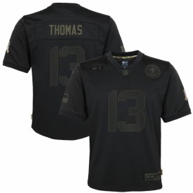 Cheap New Orleans Saints #13 Michael Thomas Nike Youth 2020 Salute to Service Game Jersey Black