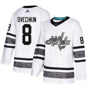Wholesale Cheap Adidas Capitals #8 Alex Ovechkin White Authentic 2019 All-Star Stitched NHL Jersey
