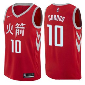 Wholesale Cheap Houston Rockets #10 Eric Gordon Red Nike NBA Men\'s Stitched Swingman Jersey City Edition