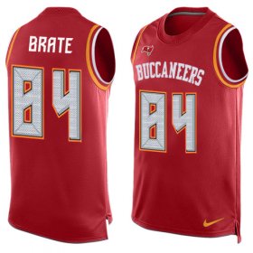 Wholesale Cheap Nike Buccaneers #84 Cameron Brate Red Team Color Men\'s Stitched NFL Limited Tank Top Jersey