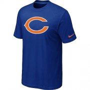 Wholesale Cheap Nike Chicago Bears Sideline Legend Authentic Logo Dri-FIT NFL T-Shirt Blue
