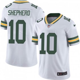 Wholesale Cheap Nike Packers #10 Darrius Shepherd White Men\'s Stitched NFL Vapor Untouchable Limited Jersey
