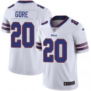 Wholesale Cheap Nike Bills #20 Frank Gore White Men's Stitched NFL Vapor Untouchable Limited Jersey