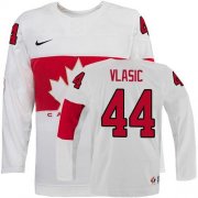 Wholesale Cheap Olympic 2014 CA. #44 Marc-Edouard Vlasic White Stitched NHL Jersey