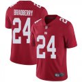 Wholesale Cheap Nike Giants #24 James Bradberry Red Youth Stitched NFL Limited Inverted Legend Jersey
