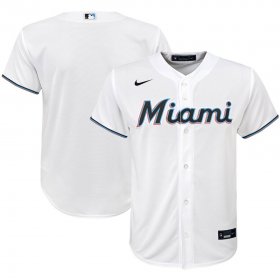 Wholesale Cheap Miami Marlins Nike Youth Home 2020 MLB Team Jersey White