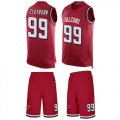Wholesale Cheap Nike Falcons #99 Adrian Clayborn Red Team Color Men's Stitched NFL Limited Tank Top Suit Jersey