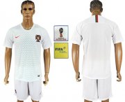 Wholesale Cheap Portugal Blank Away Soccer Country Jersey