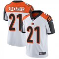 Wholesale Cheap Nike Bengals #21 Mackensie Alexander White Men's Stitched NFL Vapor Untouchable Limited Jersey