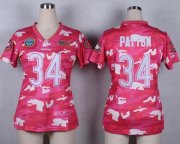 Wholesale Cheap Nike Bears #34 Walter Payton Pink Women's Stitched NFL Elite Camo Fashion Jersey