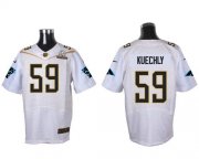 Wholesale Cheap Nike Panthers #59 Luke Kuechly White 2016 Pro Bowl Men's Stitched NFL Elite Jersey