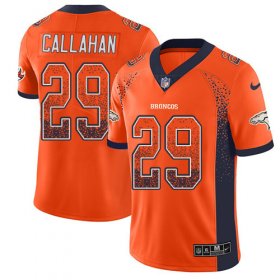 Wholesale Cheap Nike Broncos #29 Bryce Callahan Orange Team Color Men\'s Stitched NFL Limited Rush Drift Fashion Jersey