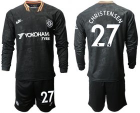 Wholesale Cheap Chelsea #27 Christensen Third Long Sleeves Soccer Club Jersey