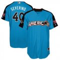 Wholesale Cheap Yankees #40 Luis Severino Blue 2017 All-Star American League Stitched MLB Jersey