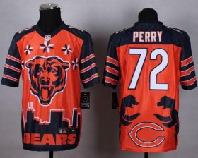 Wholesale Cheap Nike Bears #72 William Perry Orange Men\'s Stitched NFL Elite Noble Fashion Jersey