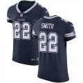 Wholesale Cheap Nike Cowboys #22 Emmitt Smith Navy Blue Team Color Men's Stitched NFL Vapor Untouchable Elite Jersey