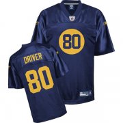Wholesale Cheap Packers #80 Donald Driver Blue Stitched NFL Jersey