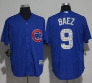 Wholesale Cheap Cubs #9 Javier Baez Blue 2017 Spring Training Authentic Flex Base Stitched MLB Jersey