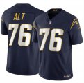 Cheap Youth Los Angeles Chargers #76 Joe Alt Navy 2024 Draft F.U.S.E. Vapor Limited Football Stitched Jersey