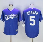 Wholesale Cheap Dodgers #5 Corey Seager Blue New Cool Base Stitched MLB Jersey