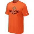 Wholesale Cheap Nike New Orleans Saints Big & Tall Critical Victory NFL T-Shirt Orange