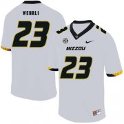 Wholesale Cheap Missouri Tigers 23 Roger Wehrli White Nike College Football Jersey