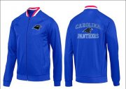 Wholesale Cheap NFL Carolina Panthers Heart Jacket Blue