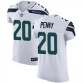 Wholesale Cheap Nike Seahawks #20 Rashaad Penny White Men's Stitched NFL Vapor Untouchable Elite Jersey
