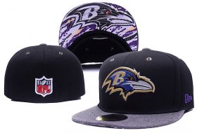Wholesale Cheap Baltimore Ravens fitted hats 05