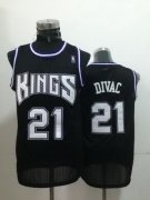 Wholesale Cheap Sacramento Kings #21 Vlade Divac Black Swingman Jersey