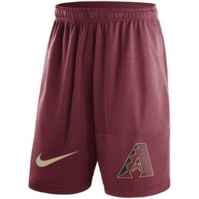 Wholesale Cheap Men\'s Arizona Diamondbacks Nike Red Dry Fly Shorts