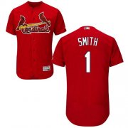 Wholesale Cheap Cardinals #1 Ozzie Smith Red Flexbase Authentic Collection Stitched MLB Jersey
