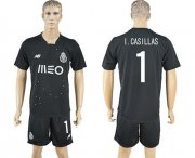 Wholesale Cheap Oporto #1 I.Casillas Away Soccer Club Jersey