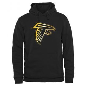 Wholesale Cheap Men\'s Atlanta Falcons Pro Line Black Gold Collection Pullover Hoodie