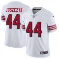 Wholesale Cheap Nike 49ers #44 Kyle Juszczyk White Rush Men's Stitched NFL Vapor Untouchable Limited Jersey