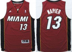 Wholesale Cheap Miami Heat #13 Shabazz Napier Revolution 30 Swingman Red Jersey
