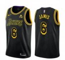 Wholesale Cheap Men's Los Angeles Lakers #6 LeBron James Bibigo Black Stitched Basketball Jersey