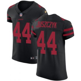 Wholesale Cheap Nike 49ers #44 Kyle Juszczyk Black Alternate Men\'s Stitched NFL Vapor Untouchable Elite Jersey