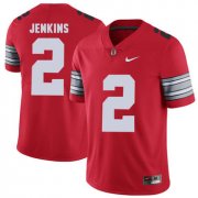 Wholesale Cheap Ohio State Buckeyes 2 Pryor Jenkins Red 2018 Spring Game College Football Limited Jersey