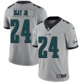 Wholesale Cheap Nike Eagles #24 Darius Slay Jr Silver Men's Stitched NFL Limited Inverted Legend Jersey