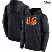Wholesale Cheap Men Cincinnati Bengals Nike Charcoal 2021 NFL Crucial Catch Therma Pullover Hoodie