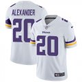 Wholesale Cheap Nike Vikings #20 Mackensie Alexander White Men's Stitched NFL Vapor Untouchable Limited Jersey